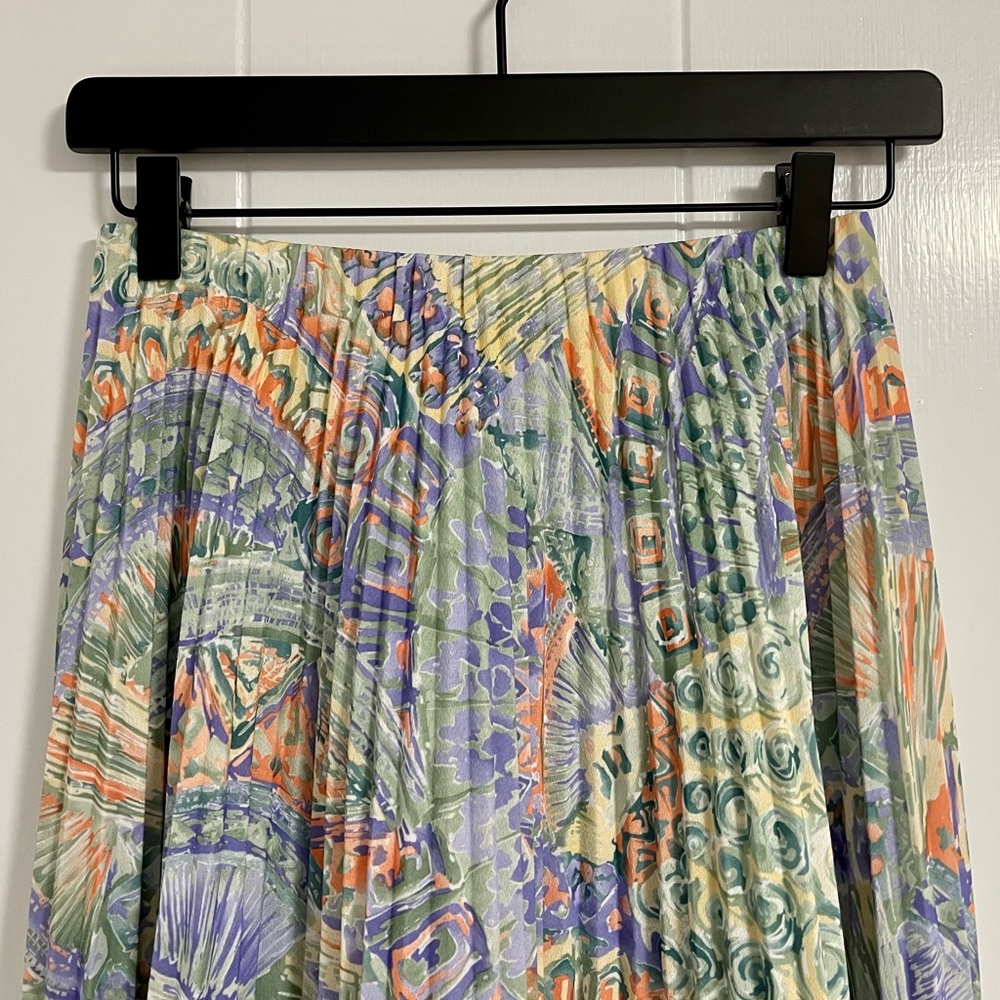 Vintage Accordion Midi Skirt - Picture 3 of 4